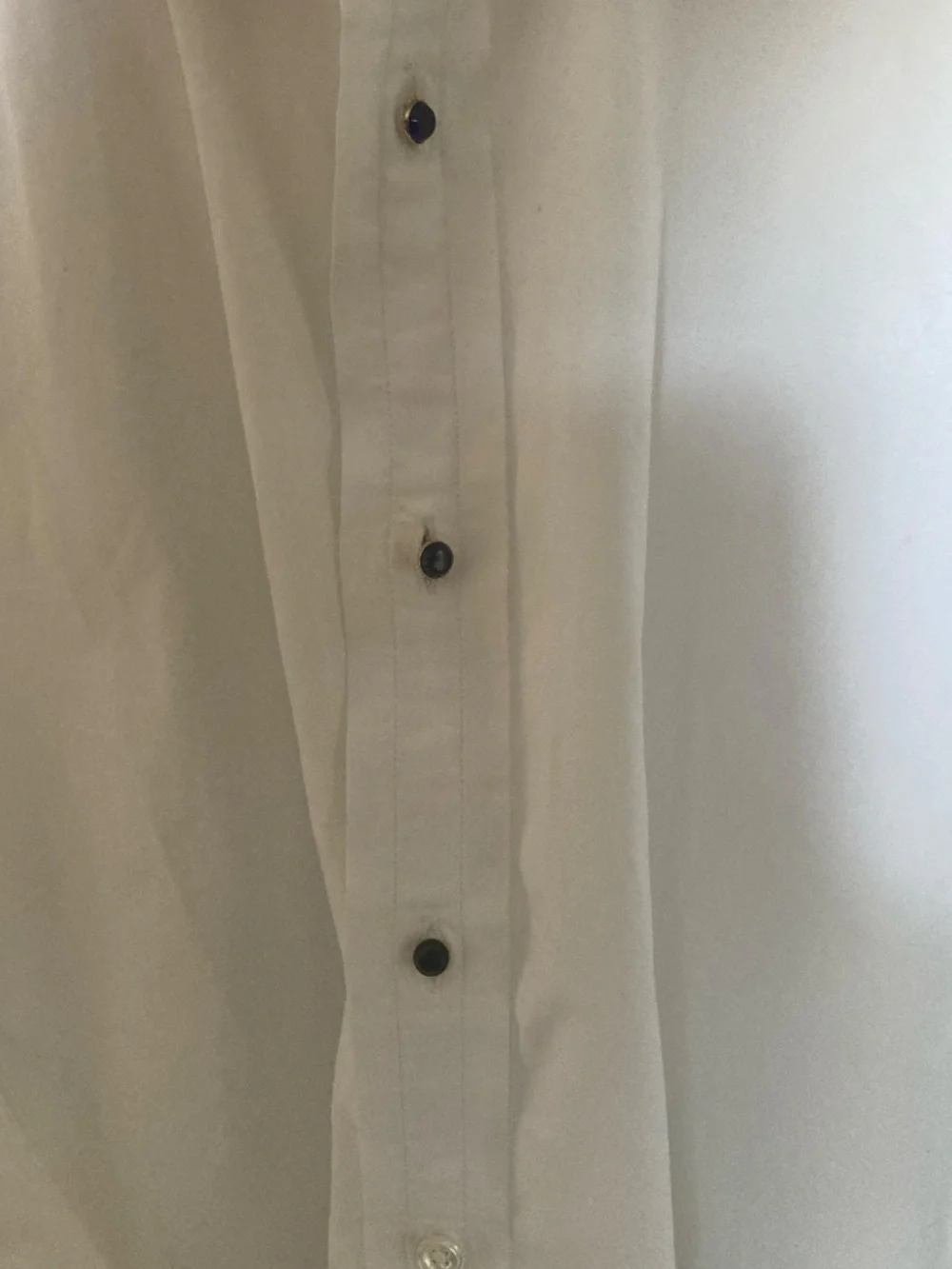 Vintage Swank Blue Cabochon Cufflinks & 3 Shirt Studs